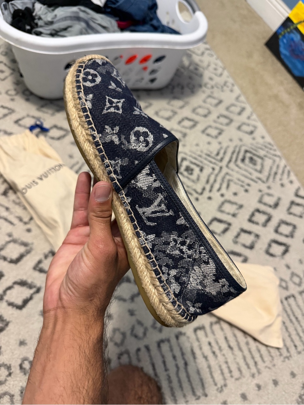 Lv logo  espadrille shoes - Picture 5 of 9